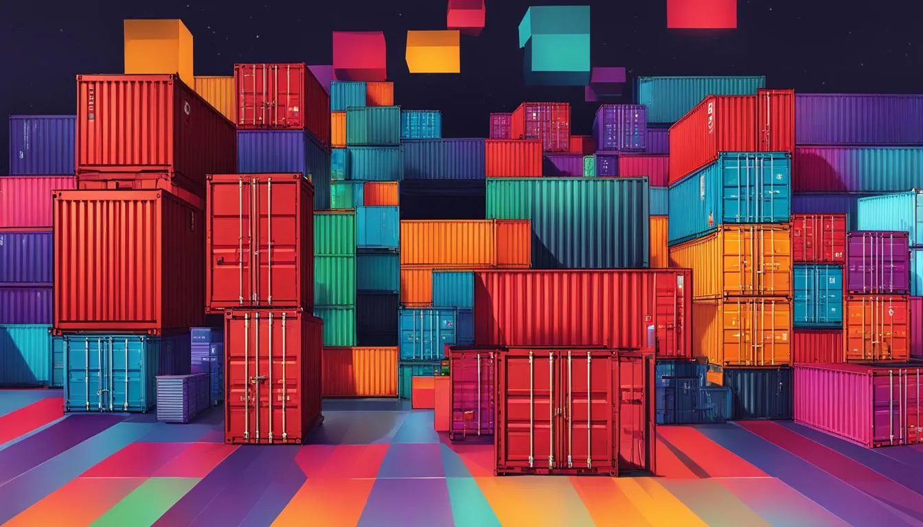 Ilustracja klastra kontenerów zarządzanego przez platformę OpenShift