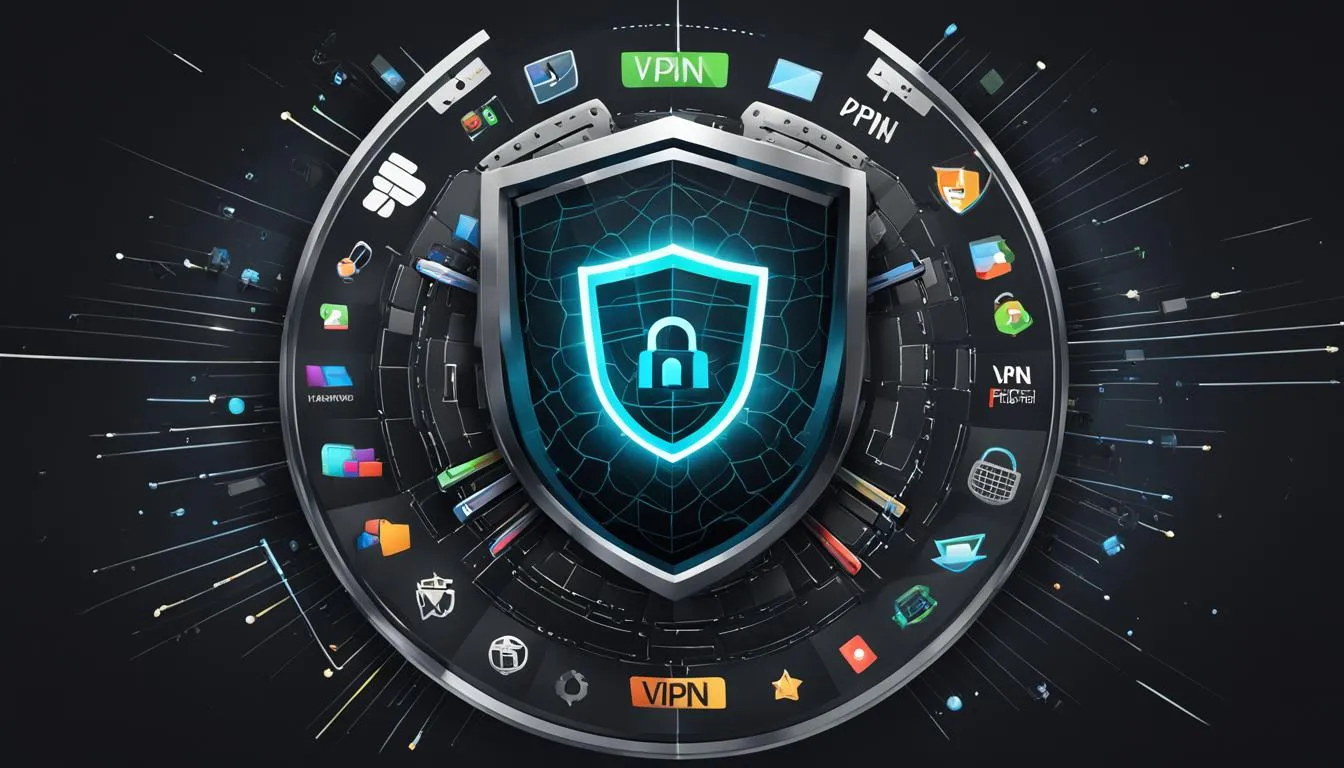 Aplikacja IPVanish VPN z listą serwerów